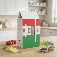 Boîtes pliantes pour beignets en carton alimentaire recyclable avec logo imprimé personnalisé, gaufrage, revêtement UV, pâtisserie, dessert, boulangerie, biscuits