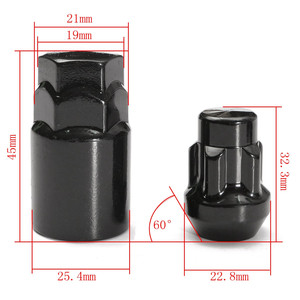 Semitree — écrou <span class=keywords><strong>de</strong></span> <span class=keywords><strong>roue</strong></span> en acier pour moteur <span class=keywords><strong>de</strong></span> voiture, 20 pièces, produit populaire m12x1,5/M12x1.25 - Product Image 3