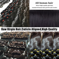 Cheveux Indiens Bruts Bouclés en Paquets Vierge Non Traités Extensions de Cheveux Humains Aligné Cuticule Vendeur en Gros de Cheveux Indiens Bruts