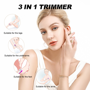 Épilateur multifonction Hatteker 3 en 1, machine d'épilation indolore, soin de la peau pour femmes, tondeuse à sourcils, épilateur - Product Image 3