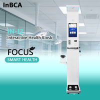 Báscula Digital de Alta Precisión para Medir Peso, Altura e IMC, con Medición de Grasa Corporal, para Uso en Farmacias y Centros Médicos