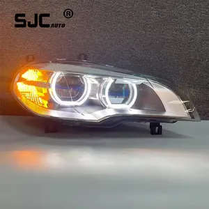 SJC Auto Lighting System For BMW X5 E70 Upgrade Headlights assembly 2011-2017 Hot sell Daylights car accessories