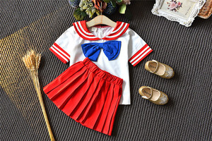 Vestidos de Alta Calidad para Niñas, Vestido Plisado de Boutique, Conjunto de Ropa Infantil Coreana Japonesa en Línea - Product Image 3