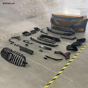 Kit de visage de pare-chocs arrière avant SPM pour accessoires de kit de carrosserie Mercedes benz w177 style <span class=keywords><strong>A45</strong></span> AMG Facelift 2019 2020 2021 <span class=keywords><strong>2022</strong></span> - Product Image 3