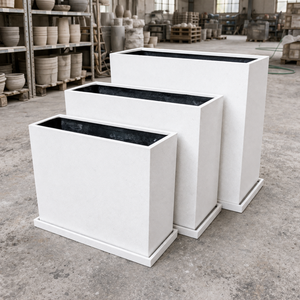 Pots de jardin en fibre de verre durables, légers, écologiques, sculptés à la main, personnalisés, OEM ODM, de bonne qualité - Product Image 5