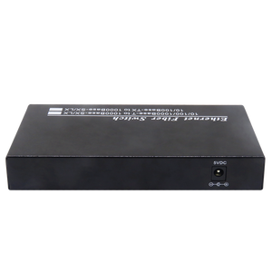 Convertidor de Medios de Fibra Óptica Gigabit SC de Venta Caliente, Doble Fibra, 4 RJ45 BIDI, 10/100/1000m, Conmutador de Fibra Óptica - Product Image 4