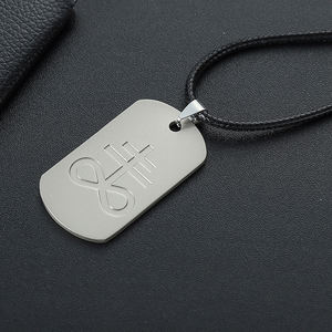 Collar de plata de ley de doble cara, Etiqueta de perro personalizada grabada - Product Image 5