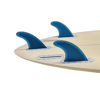 Ailerons de planche de surf en fibre de verre alvéolée personnalisés UPSURF, ailerons Thruster, ailerons à languette unique