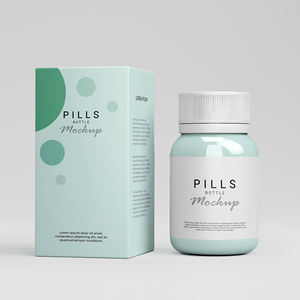 Produit personnalisé petite boîte pliante boîte de papier de carton blanc pour médicament supplément sirop multivitamine bouteille boîte d'emballage - Product Image 4