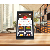 Tablette Android 11 en forme de L de 10 pouces pour la restauration en libre-service avec écran capacitif RJ45 NFC
