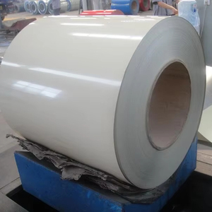 Bobines et feuilles d'<span class=keywords><strong>acier</strong></span> PPGI <span class=keywords><strong>galvanisé</strong></span> prélaqué de haute qualité, blanc céramique, surface <span class=keywords><strong>lisse</strong></span> pour tableau blanc, pliage, découpe, soudage - Product Image 1