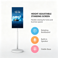 Layar Sentuh LCD 24.5 Inci OEM Langsung dari Pabrik, Smart Screen Berdiri, Dapat Diputar, Portabel, Android, Animasi Grafis