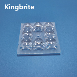 Lente de Módulo <span class=keywords><strong>8</strong></span> en <span class=keywords><strong>1</strong></span> de clasificación superior para alumbrado público al aire libre, lente óptica de 50x50mm de forma cuadrada mágica para 3030 5050 - Product Image 1