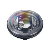 GOODZOOM Projecteur de phare à LED rond de 7 pouces Lampe frontale à LED Lampes de tête de voiture à LED avec feux de conduite DRL pour voiture camion tout-terrain