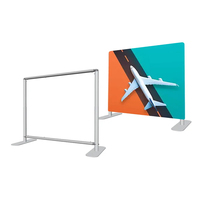 Promotion Logo personnalisé 10x10 ft taie d'oreiller toile de fond avec support événements affaires Tension droite tissu affiche