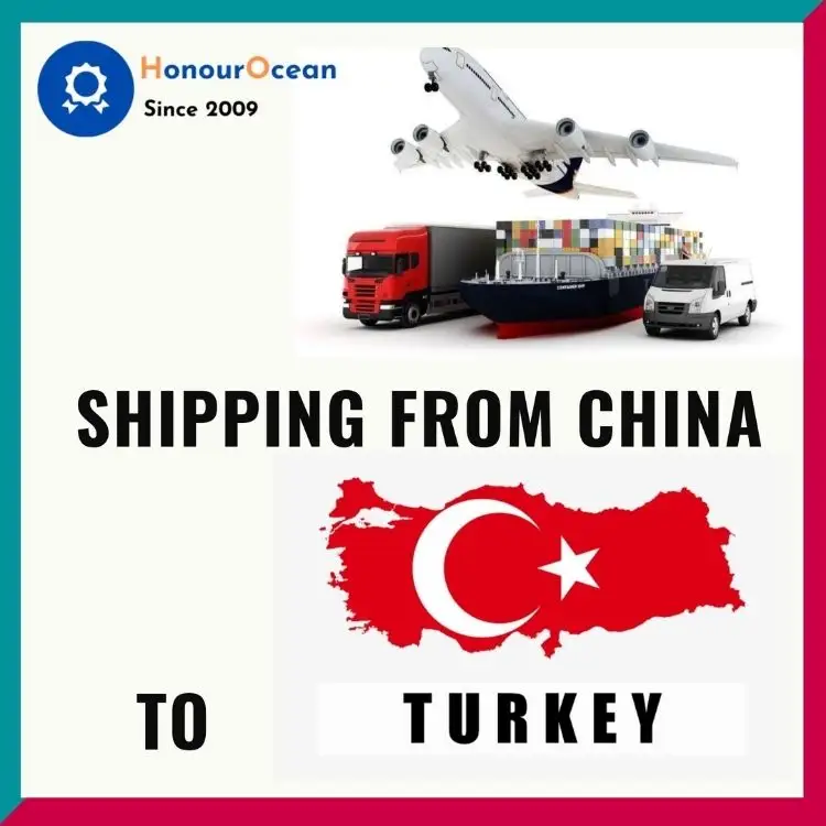 China Forwarding Agent Transporting Service Shipping Containers FBA Sea Freight Transporte Forwarder DDP China To Turkey