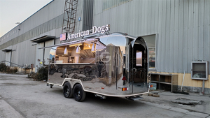 Camion de restauration rapide, bar à café personnalisé, camion de burgers, cuisine mobile, remorque de traiteur, camion de tacos et pizzas entièrement équipé - Product Image 2