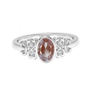 Anillo de Plata de Ley 925 al por Mayor, Estilo Vintage, Corte Redondo, Anillo de Mujer con Diseño de Rama de Árbol, Dulce Sueño - Product Image 2