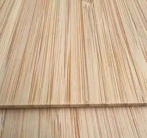 3mm 5mm tek katlı dikey tahıl bambu panel 1 kat bambu kaplama