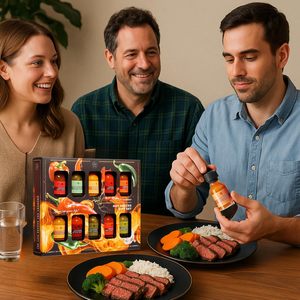Master Hot Sauce Collection Gourmet Modern Sampler Set Habanero <strong>Scotch</strong> <strong>Bonnet</strong> Jalapeno Sriracha More-10-Piece Gift Set Fujian - Product Image 4