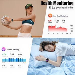 Smartwatch Remax Impermeabile con 100+ Modalità Sportive, Schermo Touchscreen Completo da 1,83 Pollici, <span class=keywords><strong>Fitness</strong></span> <span class=keywords><strong>Tracker</strong></span>, Risposta/Effettua Chiamate, per Uomini e Donne - Product Image 6