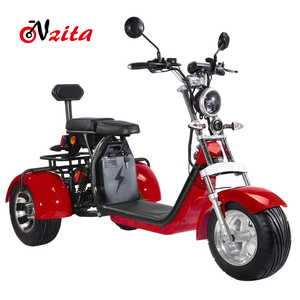 Scooter électrique puissant 2000W 30Ah à double moteur, pneus larges 10 pouces, 70 km/h, tricycle tout-terrain, stock UE - Product Image 6