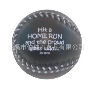 Chameleon Squishy PU <b>Baseball</b> Stress <b>Ball</b> Black 6cm Rebound Toy For Relief And Promotion - Product Image 1