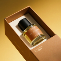 Flacon de parfum de 30ml 50ml avec boîtes Impression de logo personnalisé Flacon de parfum en verre dépoli avec boîte-cadeau Parfait pour l'emballage de cadeaux