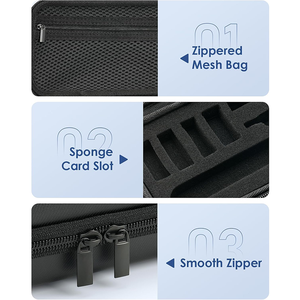 Estuche de Viaje Semi Rígido Eva Compatible con la Afeitadora <span class=keywords><strong>Gillette</strong></span>, <span class=keywords><strong>Recortadora</strong></span> de Barba, a Prueba de Golpes, con Cierre - Product Image 5
