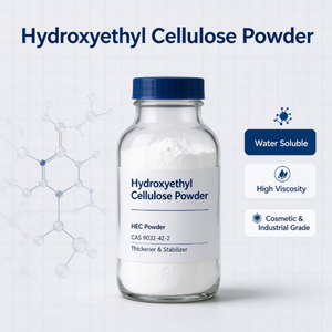 Hidroxietilcelulosa HEC de alta solubilidad en agua, grado cosmético, con fuerte efecto espesante - Product Image 1