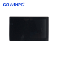 GOWINPC PC Industrial Todo en Uno de 15.6 Pulgadas, Windows 10, Intel Celeron, SSD+HDD, Salidas de Video Duales (+ DP), Diseño sin Ventilador