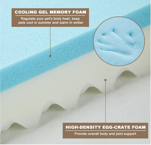 Cama de lujo de diseño moderno para perros, funda lavable ecológica, sofá clásico estilo sólido rectangular <span class=keywords><strong>XL</strong></span> para decoración del hogar, cartón de espuma para mascotas - Product Image 2