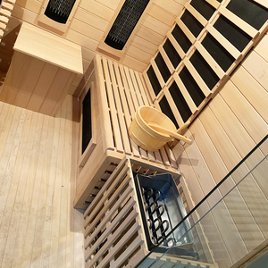 De lujo de la <span class=keywords><strong>cicuta</strong></span> casa vapor seco gay sauna de baño de madera de la habitación - Product Image 4
