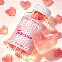 Gummies de collagène pour la croissance des cheveux, de la peau et des ongles, blanchissantes pour la peau, à marque privée, vitamines et suppléments