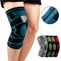 Fabricant de genouillère supporteur fitness élastique réglable soulagement de la douleur compression genouillère orthèse