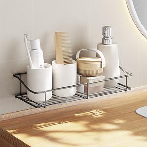 Étagère murale moderne en alliage de zinc à ventouse pour toilettes, salle de bain et cuisine, installation sans perçage - Product Image 3