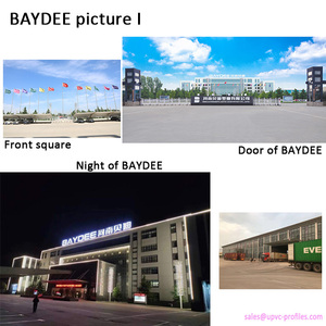 Chất lượng cao PVC cửa sổ cửa hồ sơ chống trộm uPVC Vinyl hồ sơ cho căn hộ ngang mở treo rèm nhựa - Product Image 6