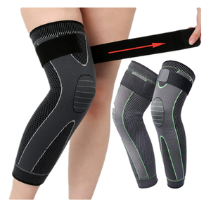<span class=keywords><strong>Rodillera</strong></span> Deportiva Transpirable de Nylon con Correas Ajustables, Compresión y Protección para Pierna y Pantorrilla - Product Image 5