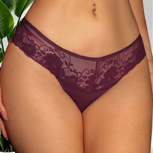 Slip Bikini Floreale in Pizzo a Vita Bassa da Donna, Trasparente in Rete, Vendita all'Ingrosso dalla Fabbrica Cinese - Product Image 5