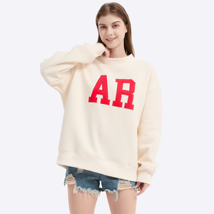 Biểu Tượng Tùy Chỉnh Của Phụ Nữ Quá Khổ Dài Tay Áo Crew Cổ Dệt Kim Áo Thư Thêu Thoáng Khí Mùa Đông Mùa Thu Mặc Giản Dị - Product Image 2