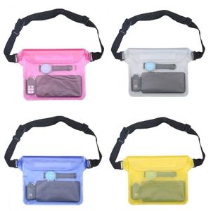 Custodia Impermeabile Trasparente per Cellulare con Cinturino da Vita per Spiaggia e Nuoto - Product Image 1