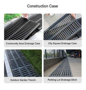 <span class=keywords><strong>Grille</strong></span> de sol carrée en <span class=keywords><strong>fonte</strong></span> métallique durable pour applications industrielles, de construction et de fonderie - Product Image 5