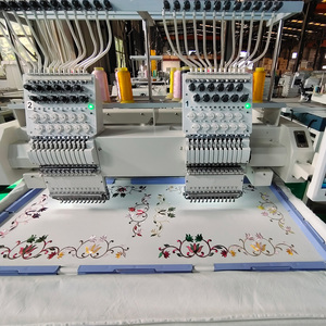 Nueva Máquina de Bordar Industrial Computarizada Profesional de 2 Cabezales y 12 Agujas, 1200 RPM, con Recorte Automático para Prendas - Product Image 6