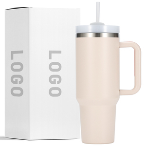 Vaso Térmico Personalizado de Acero Inoxidable de 40 oz con Asa, Doble Pared, Duradero y Elegante para Viajes y Campamentos - Product Image 1