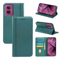 Étui portefeuille à rabat avec support pour Motorola Edge 50 Fusion G52J 5G II G53Y G53J G53S G84 E14 G04s G24, fermeture magnétique