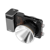 Lampe vidéo LED COB ZHIYUN MOLUS X100 Pro 100W avec contrôle par application, 385g, portable, bicolore 2700-6500K, pour la réalisation de films en studio