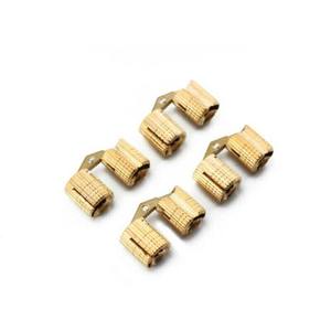 Скрытые петли-цилиндры из золотистого металла 18x8 мм для деревянных шкатулок для украшений, подарочных коробок и декоративных ящиков для хранения - Product Image 5