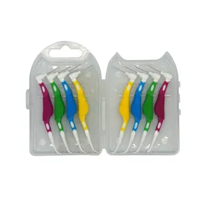 Spazzolino interdentale dentale per stuzzicadenti riutilizzabile portatile all'ingrosso all'ingrosso per la pulizia dei denti