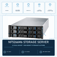 Server Rak NF5266M6 2U dengan 1 atau 2 Prosesor Intel Xeon Generasi ke-3, PCIe4.0 16GT/s, Jaringan 200Gb, 8xSAS/SATA/NVMe/E1.S SSD