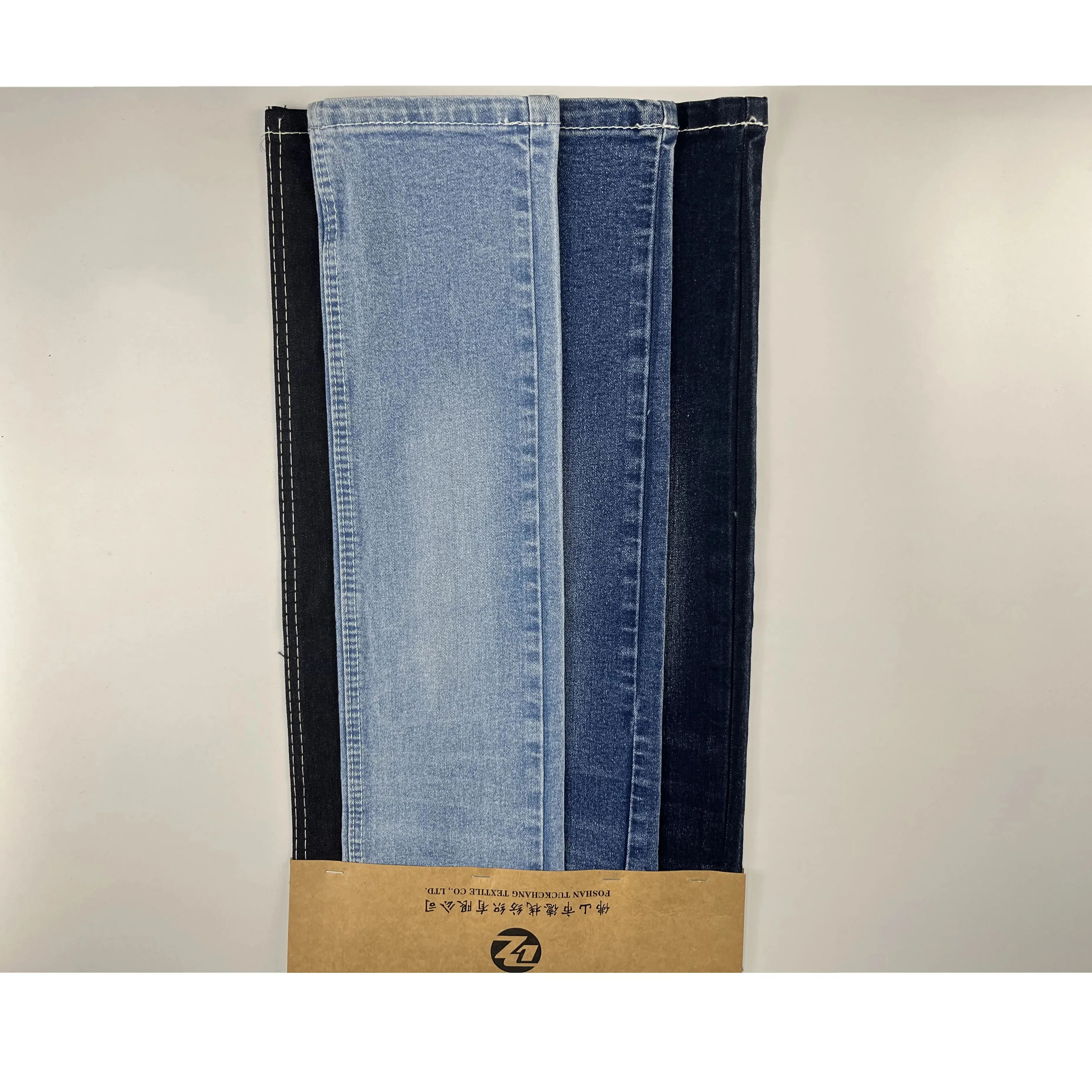 Denim Vêtements Matériel Lavé Coton Bleu Jeans Tissu Tissus pour Jean Pantalon Denim Pantalon